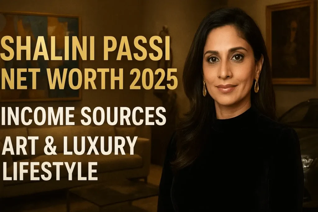 Shalini Passi Net Worth 2025: Luxury Lifestyle, Art Foundation और Income Sources