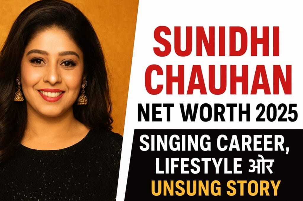 Sunidhi Chauhan Net Worth 2025 Singing Career, Lifestyle और अनसुनी कहानी