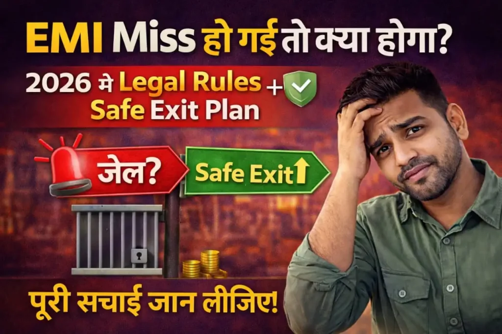 Personal Loan EMI Miss Ho Gayi To Kya Hoga? (2026 Legal Rules & Safe Exit Plan)